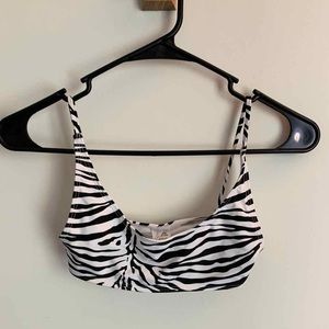 Fashion Nova Zebra Bikini Top